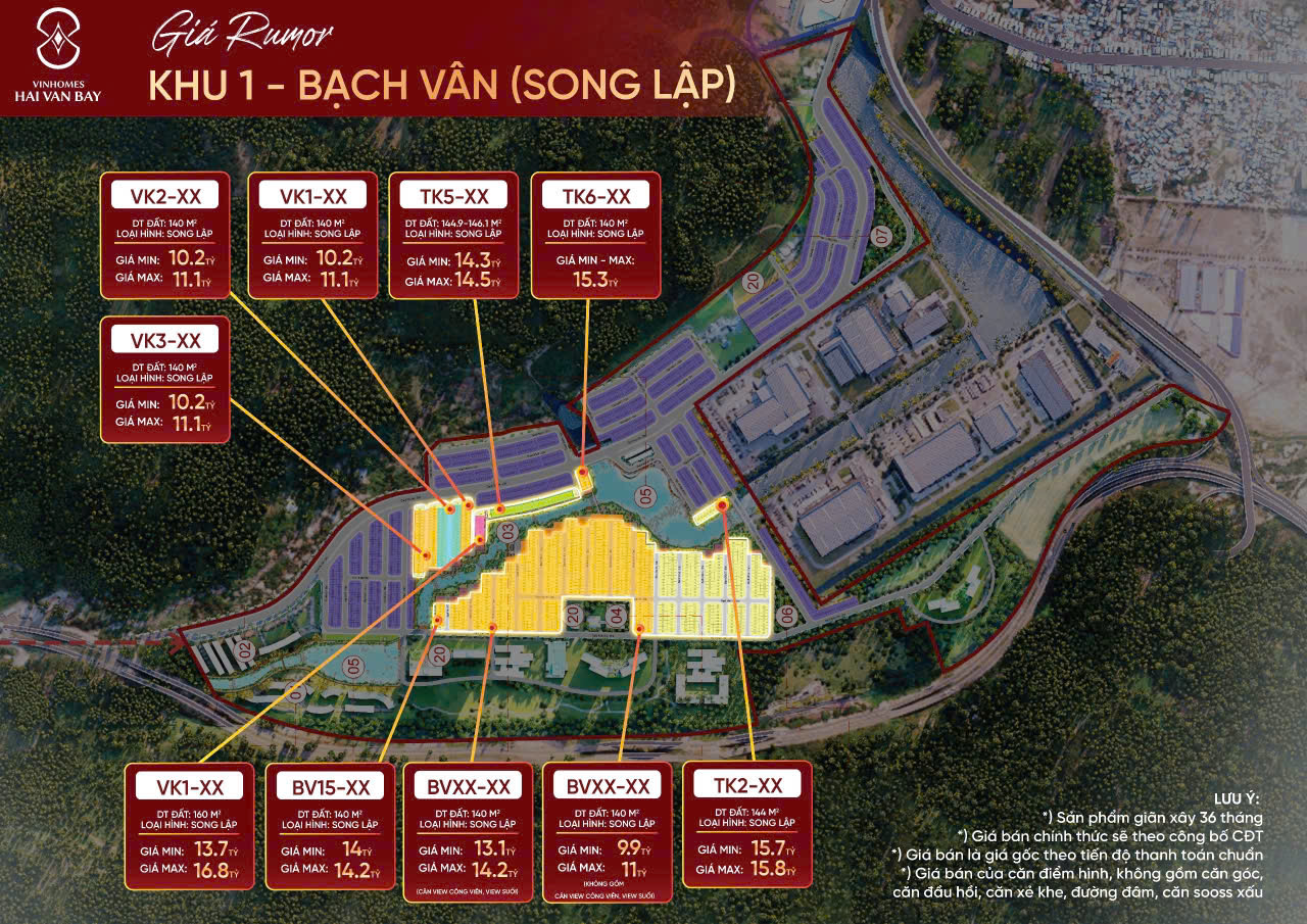 Bạch Vân Layout & Price