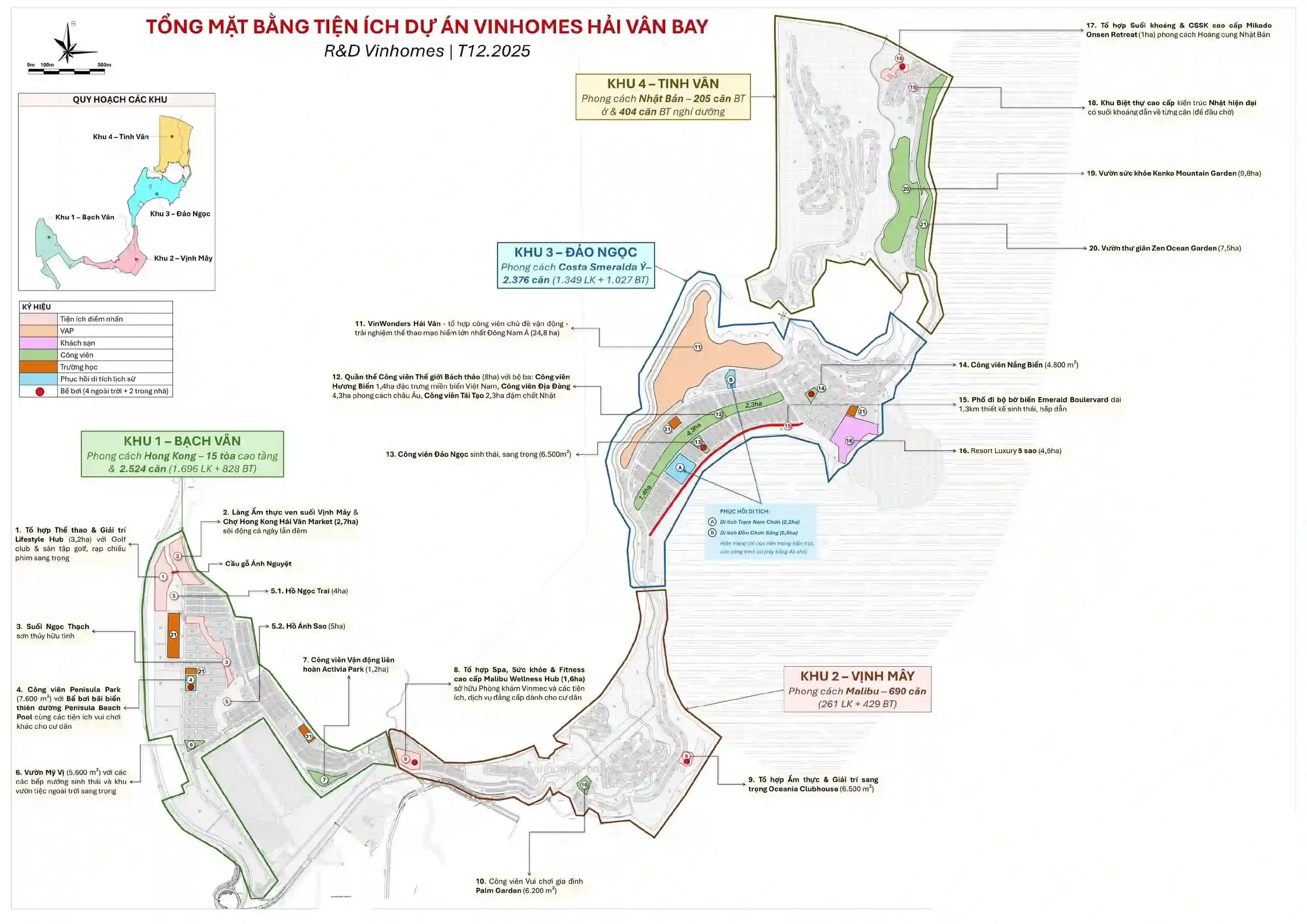 Tổng mặt bằng Vinhomes Làng Vân